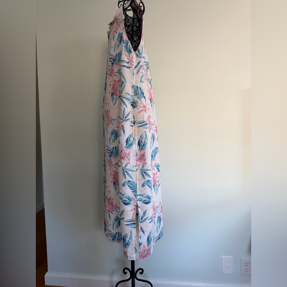 Tommy Bahama sleeves linen dress in tropical print - Picture 10 of 13